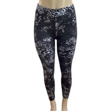 Leggings GB stampa animalier metallizzato nuovo senza etichette