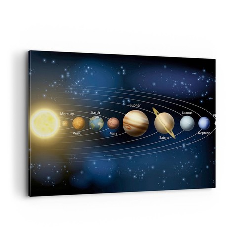 Quadro tela 100x70cm - 100x70cm, cosmo