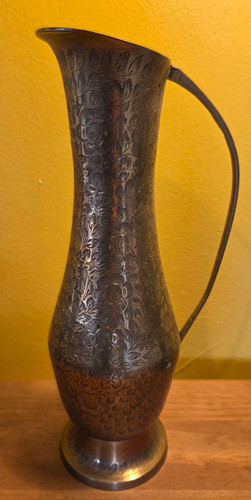 Brocca vintage metallo - vintage, in