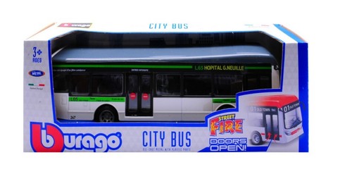 Modellino burago city bus l65 - modellino,