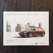 1994 Lancia Delta - Original AD Pubblicità Vintage