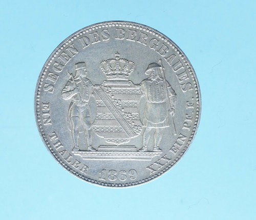 Germania sassonia tallero 1869 - sassonia,