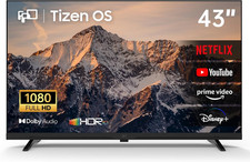 Smart TV 43 Pollici, TV Full