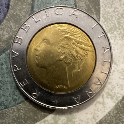 Italia moneta 500 lire - moneta, (l