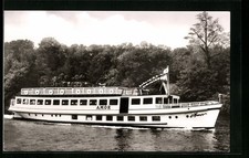 Berlino, compagnia di navigazione Schmolke & Söhne, MS Amor, Hansbrücke, cartolina 