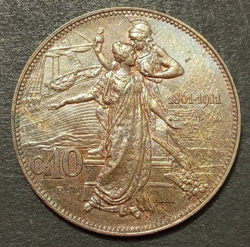 Centesimi lire 1911 fdc - 10,