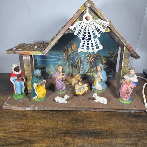Presepe natalizio vintage - presepe,