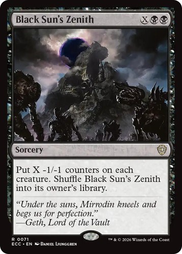 Zenith del sole nero - nero,