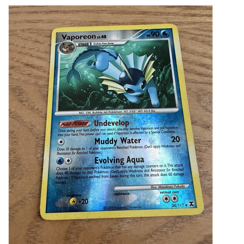 Pokémon tcg vaporeon - pokémon,