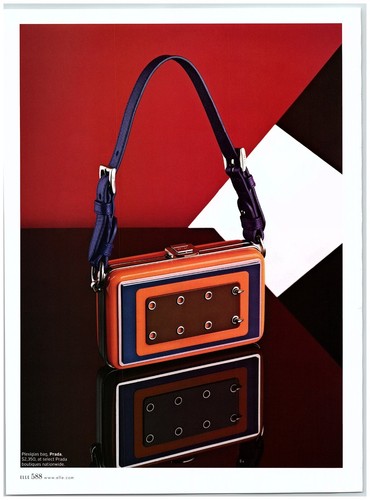 Prada colorblock box shoulder - prada,
