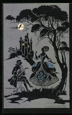 Cartolina artistica firmata