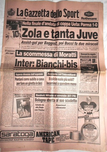 Gazzetta sport 1995 - sport, 4/5/1995