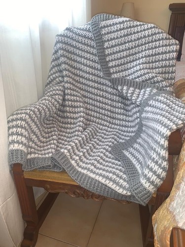 Plaid grigio bianco misto - grigio-bianco,