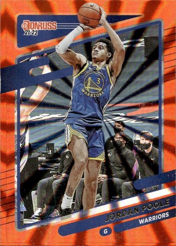 Jordan poole 2021 - jordan, donruss