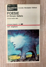 POESIE DI GIORGIO SEFERIS-PREMIO NOBEL 1963-GLI OSCAR-MENSILI-MONDADORI-1967