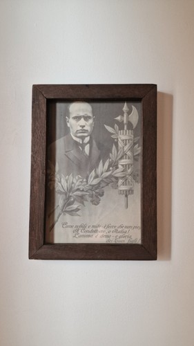 Quadro benito mussolini duce - quadro,