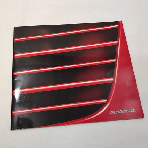 Ferrari testarossa brochure - testarossa,