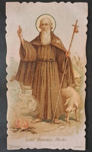 Antico santino holy - holy, card