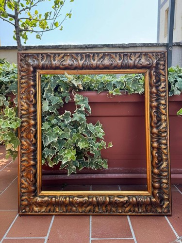 Cornice antica dorata 52x54 - dorata,
