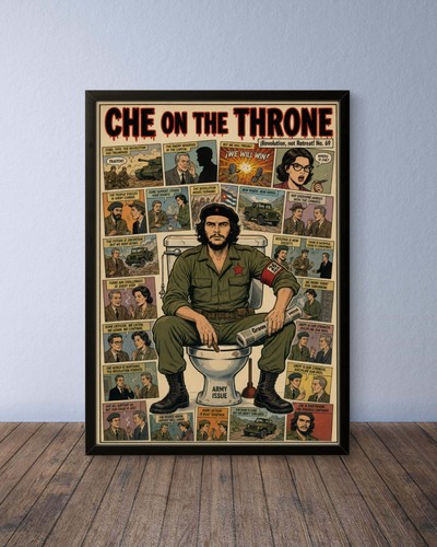 Poster arte toilette che - arte,