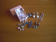 STOCK DI 17  PAIA DI ORECCHINI BIJOTTERIA