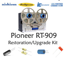 Pioneer RT-909 restauro ricostruzione aggiornamento kit riparazione condensatore bobina RTR