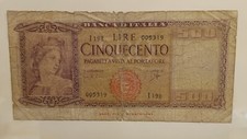Banconota 500 lire 1947/1948