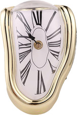 Creative Melting Clock, Wall Clock Decorative Salvador Dali Watch Melted Clock f