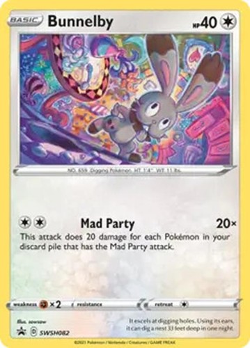 Bunnelby swsh082 pokemon - bunnelby,
