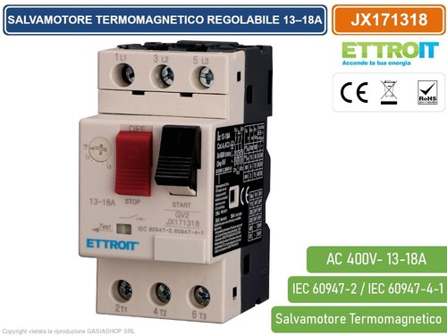 Salvamotore termomagnetico - salvamotore,