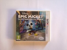DISNEY EPIC MICKEY IL POTERE DELLA MAGIA 3DS PAL ITA GIOCO ITALIANO COMPLETO