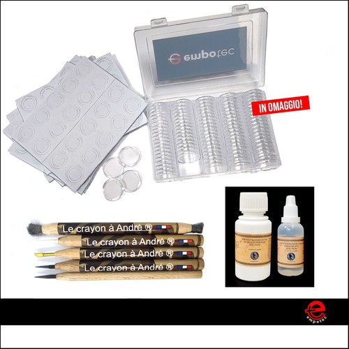 Kit pulizia monete matite - pulizia,