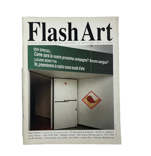 Flash art italia edizione - art,