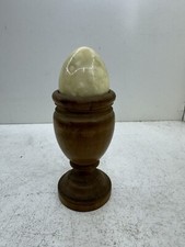 Portauovo Legno E Uovo Marmo