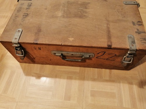 Cassa legno militare wwii - legno,