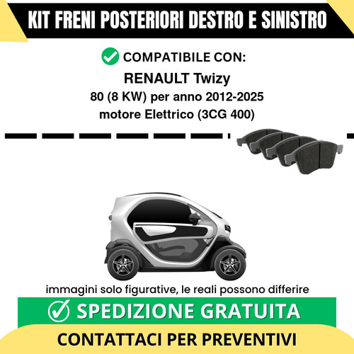 Pastiglie freno posteriori - pastiglie,