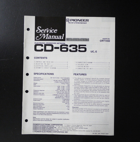 Manuale servizio originale - servizio,
