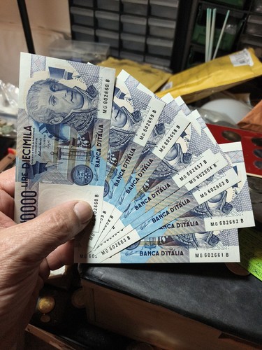 Italia banconote 10000 lire - italia,
