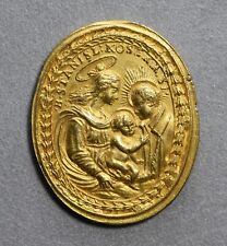 Medaglia Madonna della Vallicella Santo Ignazio e Filippo Neri Roma fine 1600