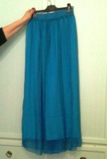 Pantalone palazzo colore blu