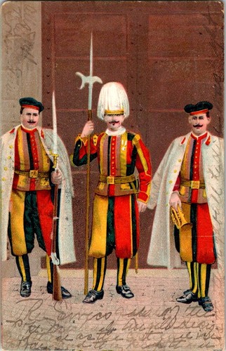 Cartolina epoca guardia - cartolina, d'epoca