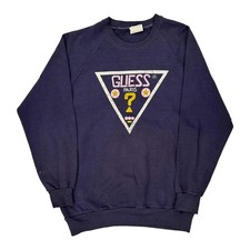 Felpa Guess - Cotone Navy