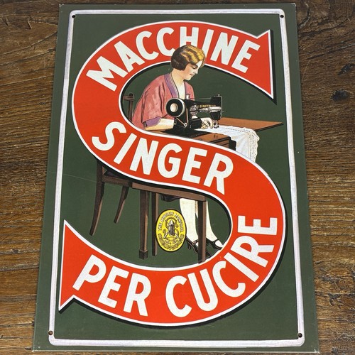 Targa singer macchine - singer, per