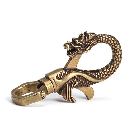 Comoda statuina drago ottone