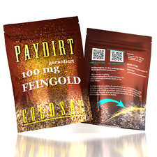 Paydirt 100 mg oro fino sabbia