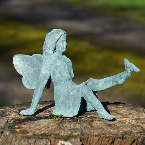 Statua fata ghisa - fata, in
