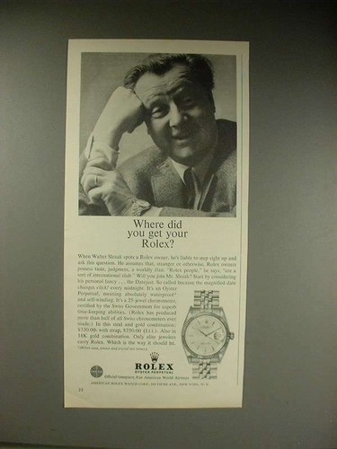 Pubblicità orologio rolex - pubblicità,
