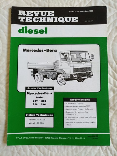 Revue technique mercedes 709 - revue,