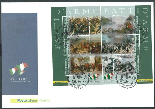 2011 italia fdc poste italiane - 2011,