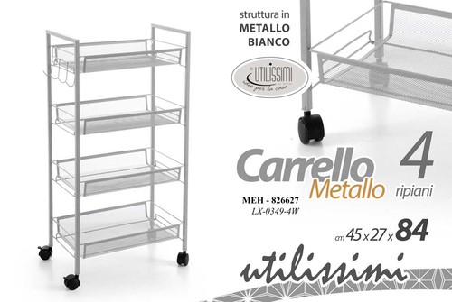 Carrello multiuso ufficio - carrello,